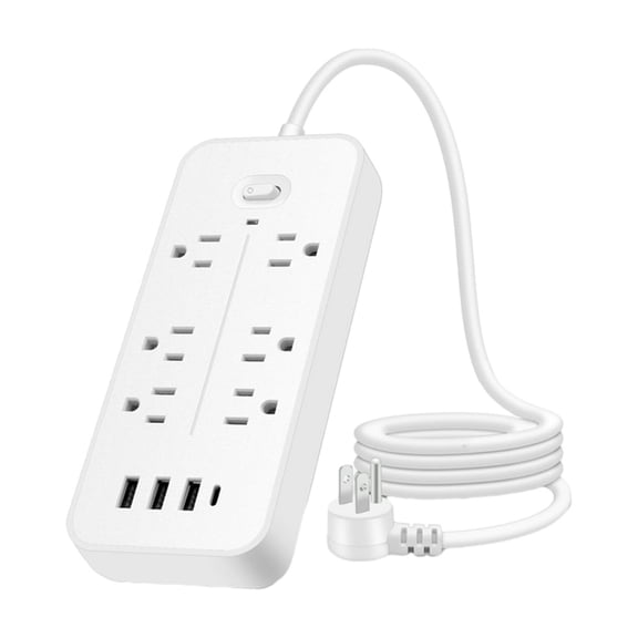 Electronic Item Clearance Deal! Kyusrd Multi functional US Standard Power Strip With 3 USB And 1 Type C Ports Protection Overload Protection For Office Dorm And Home Use.