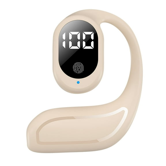 Electronic Item Clearance Deal! Kyusrd New Wireless Bluetooth Earphones With High Battery Life,Digital Display,And No In Ear Sports Earphones