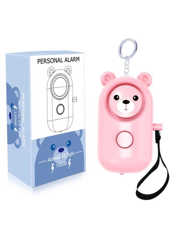 Personal Alarm Keychain For Women,Men,Kids,Children,& Elderly,130dB Self Alarm With LED Light