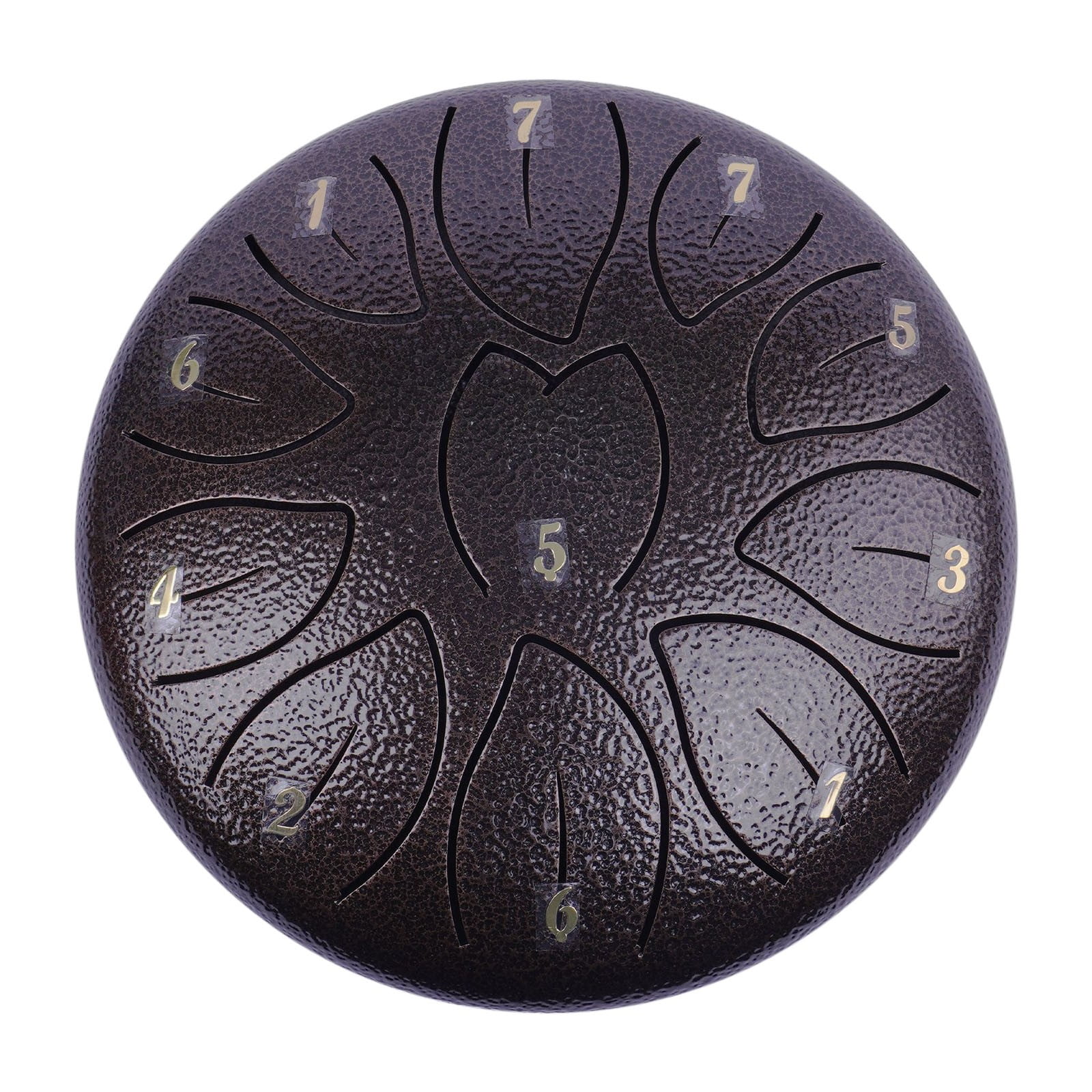 Kyusrd Rain Drum For Garden 6Inch 11 Note Rain Drum Outdoor Steel Tongue Drum Children's Tongue Drum Handpan Sonodrum Glockenspiel Instrument Hand Drum