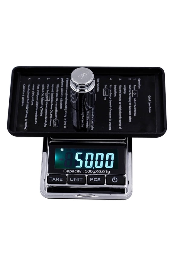 Electronic Jewelry Scale Balance Gram Scale 0.01 Accuracy for Gold Precision Mini Pocket ,Multi Measuring Units