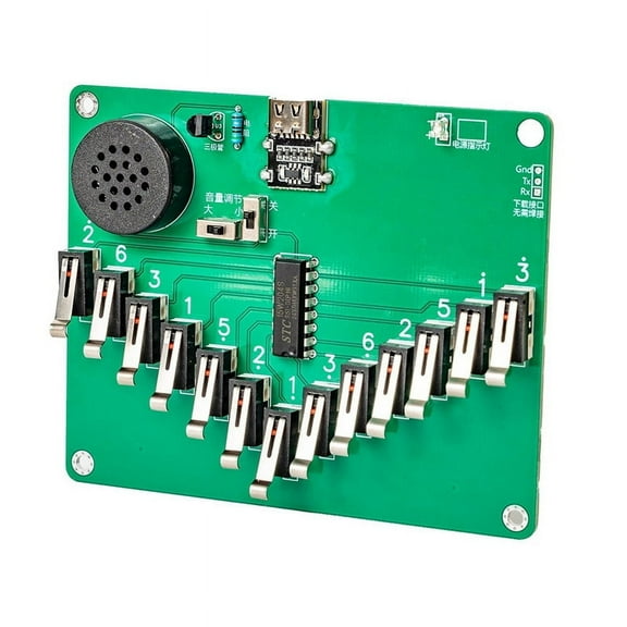 Electronic Kalimba Thumb Piano 13 Key Pentatonic Scale Instruments for Kids Adults Music Fans