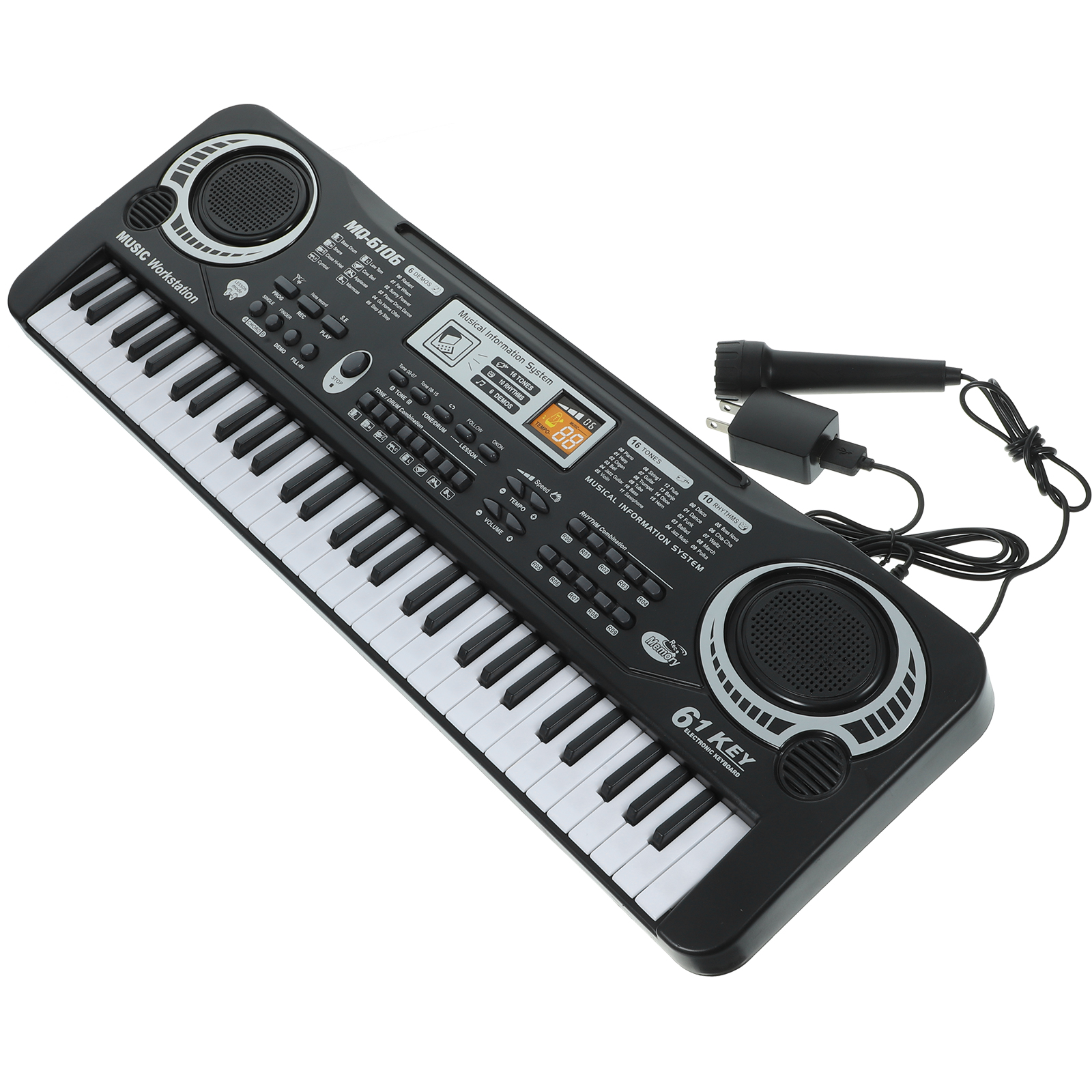 Electronic Keyboard Piano 61 Keys Child with Microphone Portable