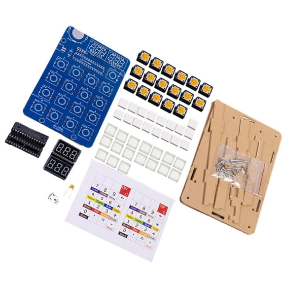 Electronic Kit Calculator Soldering Practice Kit LCD Display Calculator Solder