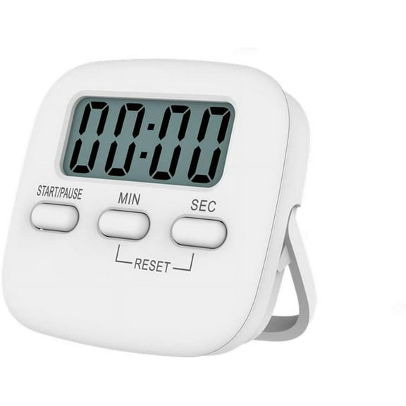 Electronic Kitchen Timer, Digital Digital Kitchen Timer With Buzzer Alarm Lcd Display, Magnetic Stand Countdown Timer, For Kitchen, Study, Making Desserts And Sports, Time Management