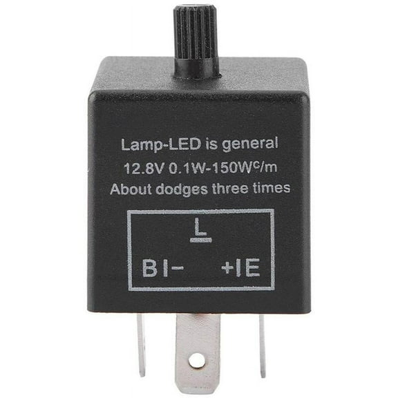 Electronic LED Adjustable Flasher Relay For Turn Signal Light Hot Blinker C8U0