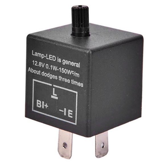 Electronic LED Adjustable Flasher Relay for Turn Signal Light Blinker CF13 JL-02 Car Motorcycle