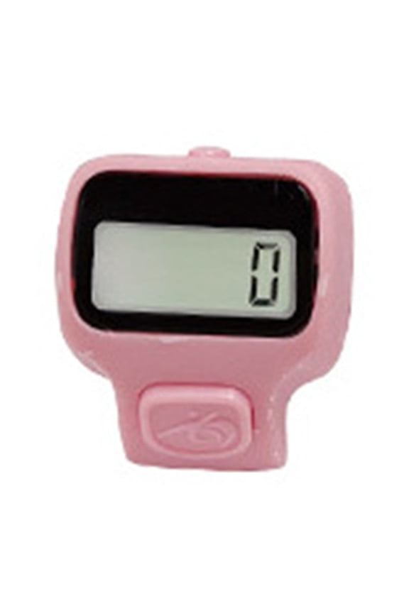 Electronic LED Finger Counter, Ring-Type Press Counter, Max 99999 Count, One-Key Reset, Compact Portable, LED Fill Light, Suitable for Fitness/Teaching/Events