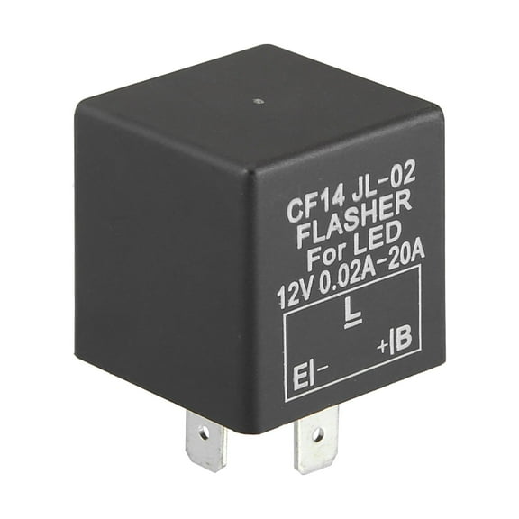 Electronic LED Flasher Relay Fix CF14JL-02 3 Pin LED Turn Signal Light Blink Flash for Car Motorcycle