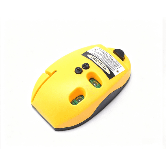 Electronic Laser Level, High Precision Red Beam Line Laser Tool with Bright Infrared Projection, Outdoor Sunlight Visible Leveling Device for Construction, Woodworking and DIY Projects