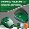 thumbnail image 1 of Electronic Level 90 Degree Right Angle Tool Green Beam Horizontal Vertical Line Leveler for Construction Tile Floor Wall Layout Carpentry DIY Projects, Green, 1Pcs, 4.6 inch, 1 of 7