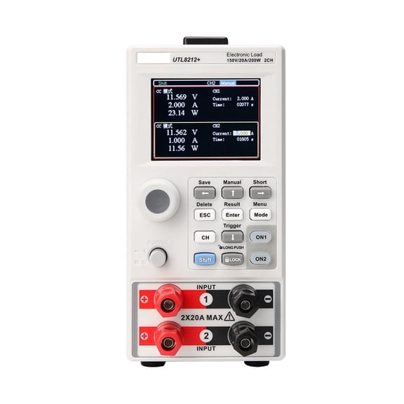 Electronic Load UTL8211+ UTL8212+ 20A 400W Programmable Digital DC Load Battery Tester Load Meter Power Supply Test ,Long Lasting