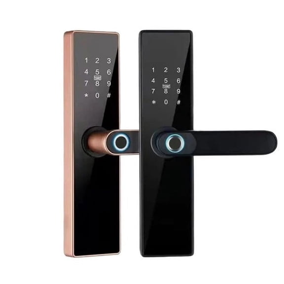 Electronic Lock Bluetooth Smart Door Lock Fingerprint Lock Password IC Card Key For Smart Home ,Easy to Install