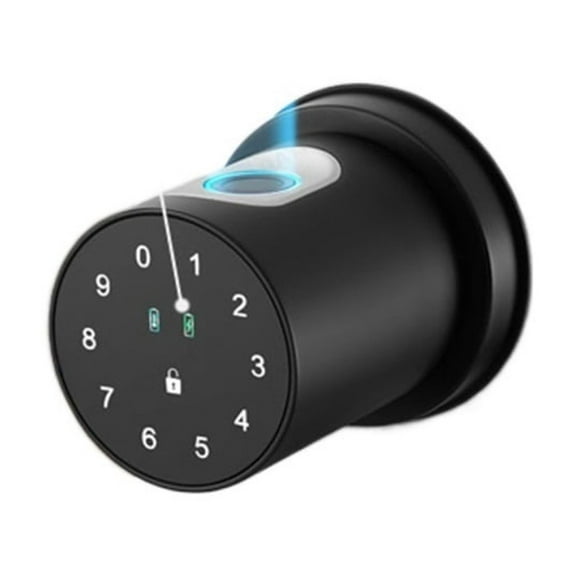 Electronic Lock Tuya Smart Lock Knob Smartlife Cylindrical fingerprint Electronic Code Lock APP Control ,Flexible Password Options