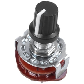 Quaqdae Electronic Machine Rotary Switch Electronic Machine 4P3T 4Pole 3 Position 2 Deck 16 Pin Rotary Switch