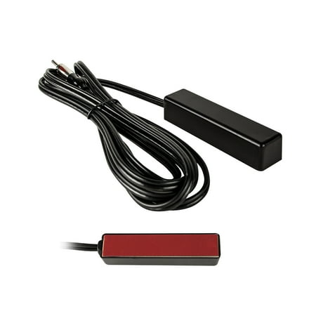 Metra - Antennaworks Amplified Hide-away Antenna for Most Vehicles - Black