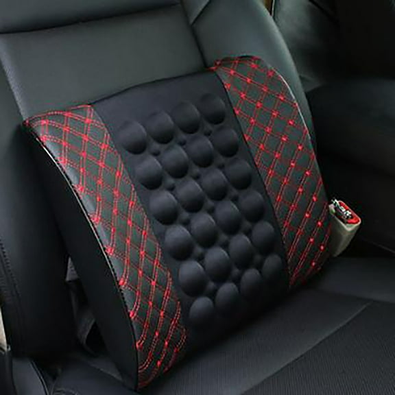Electronic Massage Pillow & Seat Cushion – Back Massager, Heated Vibration, for Car/Chair, with Adapter, Full Body Use