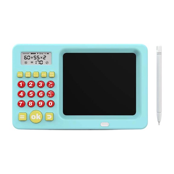 Electronic Math Learning Tablet for s Interactive Handwriting Practice Device Educational for Arithmetic Skills Development Classroom-Indoor Learning Aid