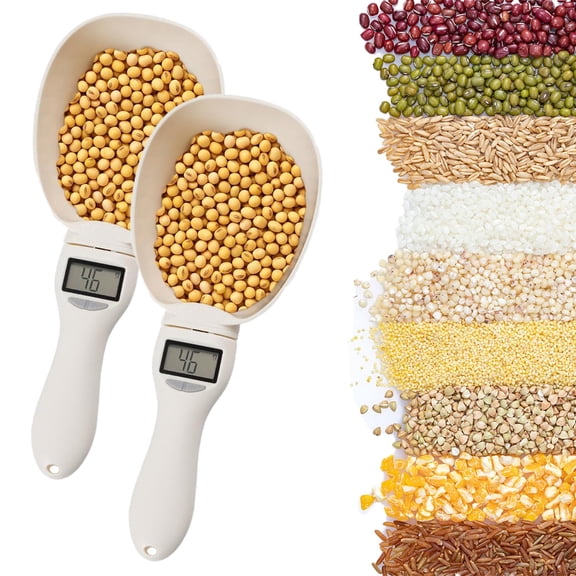 Electronic Measuring Cup, 1/2-Piece Set for Accurate Portion Control, Essential for Meal Prep, Dietary Tracking & Pet Care, Simplifies Measuring Solids and Liquids to 0.1g