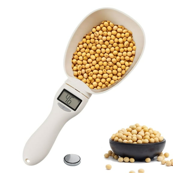 Electronic Measuring Cup 500g/0.1g High Precision,with LED Display & 5-Unit Conversion, Zero Function for Baking Cooking, Household Food Scale Scoop for Sugar Flour Seasonings