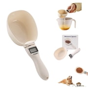 Electronic Measuring Spoon, 2026 Upgraded Digital Spoon Scale with LCD Display, 800g/0.1g High Precision Weigh as You Scoop for Cooking & Pet Food