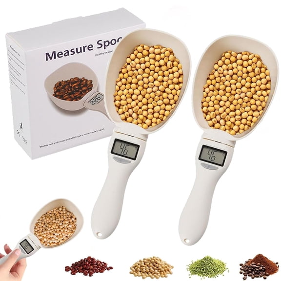 Electronic Measuring Spoon, 2026 Upgraded Electronic Measuring Spoon with Conversion of OZ/Fluid Ounce/ML/Gram, with LCD Screen for Daily Meals and Kitchen Gadgets