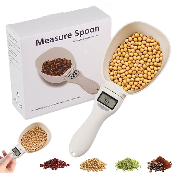 Electronic Measuring Spoon, 2026 Upgraded Electronic Measuring Spoon with Conversion of OZ/Fluid Ounce/ML/Gram, with LCD Screen for Daily Meals and Kitchen Gadgets