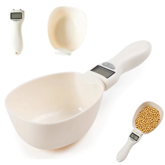 Electronic Measuring Spoon, 800g Digital Measuring Spoon With Conversion Scale with Conversion, High Precision with LCD Screen, Smart Adjustable Measure Cup for Kitchens Cooks Bakers Pet Feeding