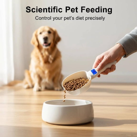 Electronic Measuring Spoon, 800g Digital Measuring Spoon with Conversion Scale, High Precision with LCD Screen, Smart Adjustable Measure Cup for Kitchens Cooks Bakers Pet Feeding&nbsp;(1pc)