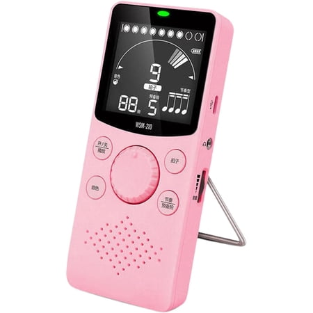 Electronic Metronome, Digital Electronic Metronome with Led Rhythm Display for Music Practice