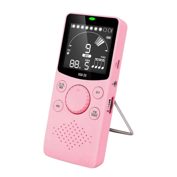 Electronic Metronome for Music Students with Large Beat Display LED Cue and Side Level Dial for Everyday Drills
