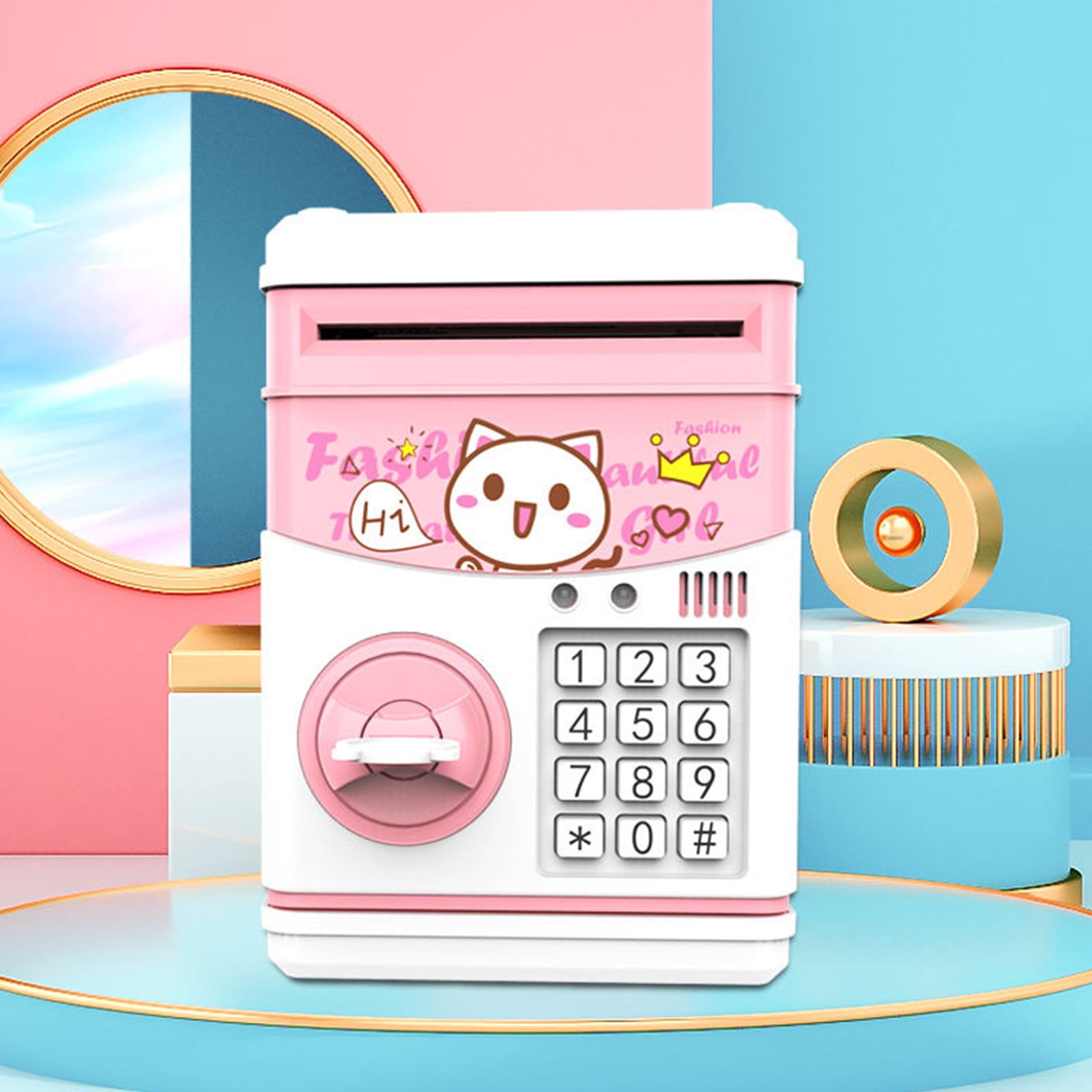 Electronic Mini ATM Piggy Bank, Early Education Toys Gifts for