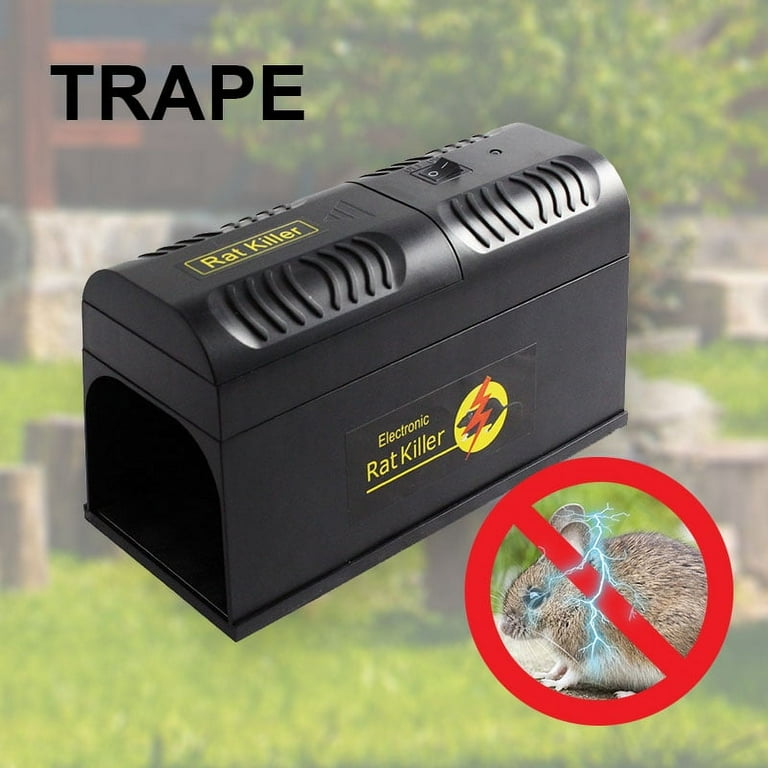 Electronic Mouse Trap Control Rat Killer Safe Durable Pest Mice Electric  Rodent Zapper 