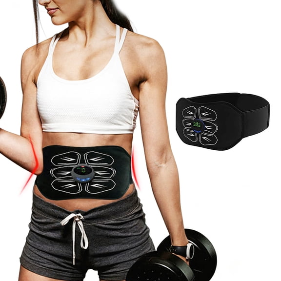 Electronic Muscle Stimulator - Fitness Training Equipment for Men & Women, 8 Modes Electronic Abdominal Stimulator for Full Body Workout, Fitness Equipment for Strength Training, Toning, Recovery