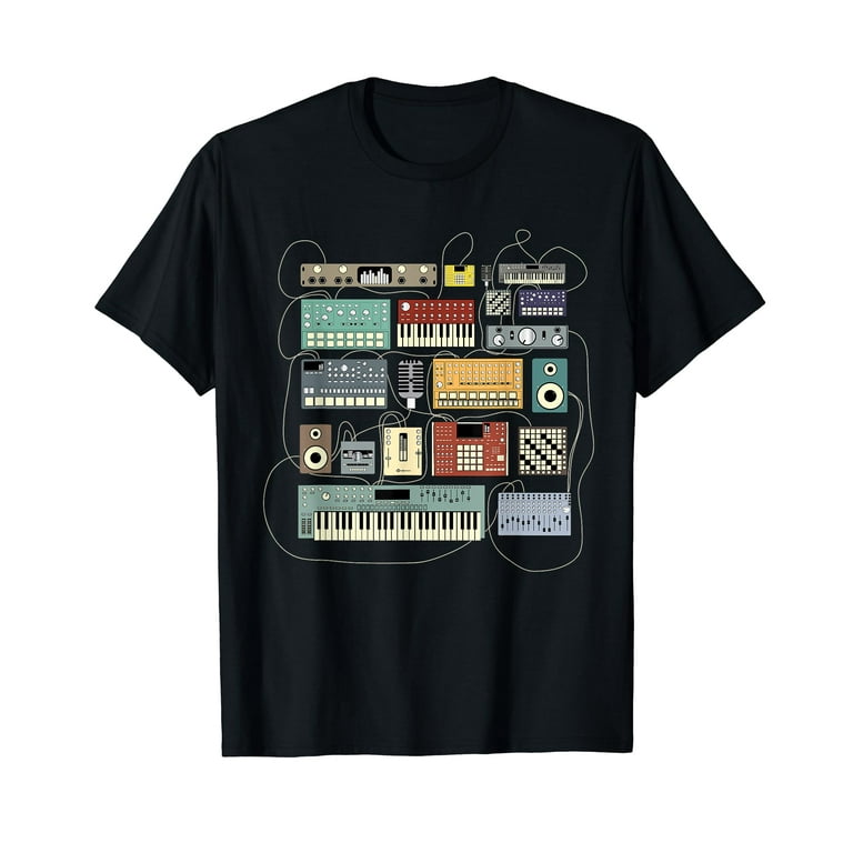 Electronic Musician Synthesizers And Drum Machine Dj T Shirt Electronic Musician Synthesizers And Drum Machine Dj T Shirt