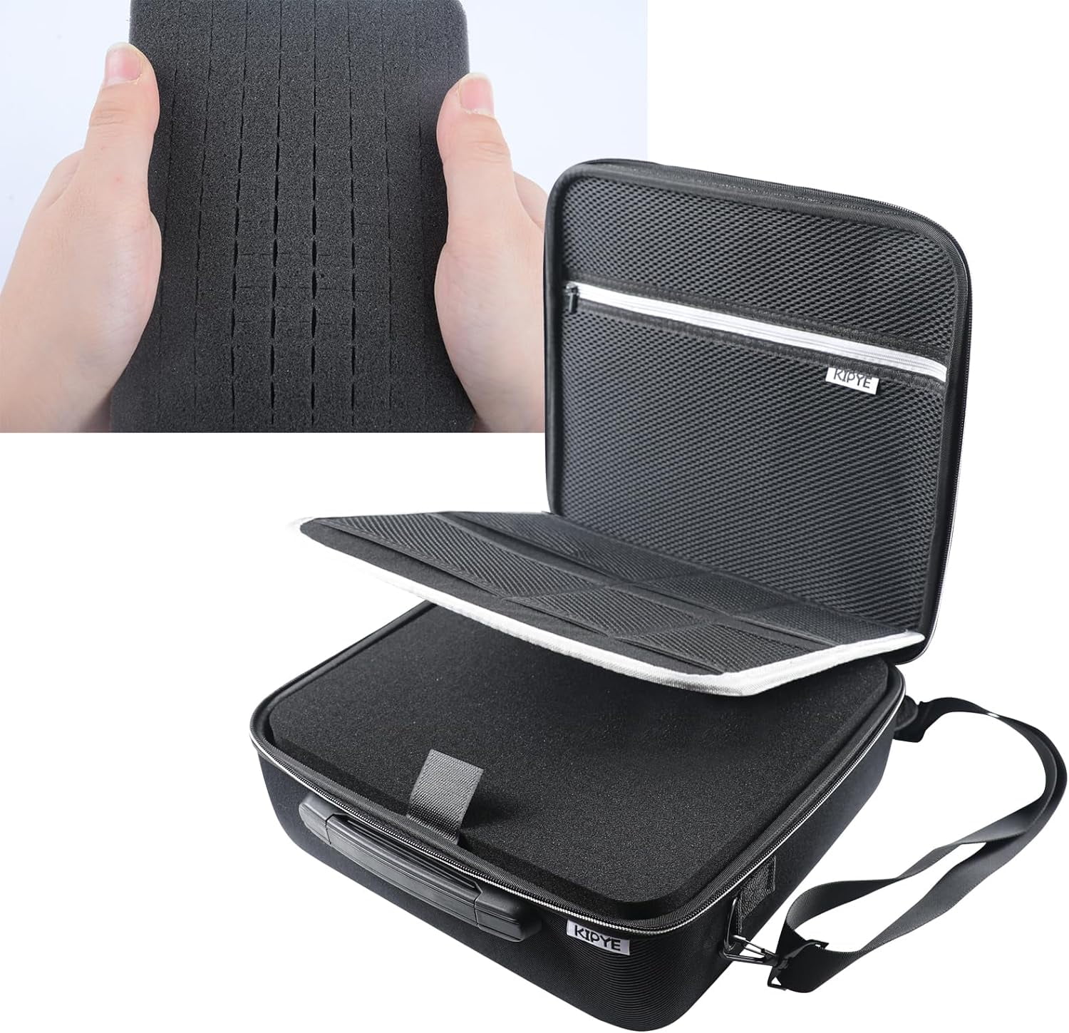 Electronic Organizer, DIY Sponge Protection Travel Cable Organizer Bag ...