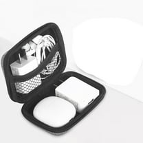 Electronic Organizer, Travel Cable Organizer Bag Pouch Electronic Accessories Carry Case Portable Waterproof Double Layers Storage Bag for Cable, Cord, Charger, Phone, Earphone