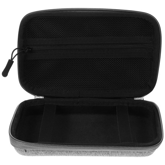 Raindrops Multifunctional Grey Electronics Organizer Travel Case with Eva Material