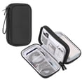 thumbnail image 1 of Electronic Organizer Travel Case Small Mesh Zipper Pouch Bag Storage Organizer Travel Accessories Black 1 Pack, 1 of 6