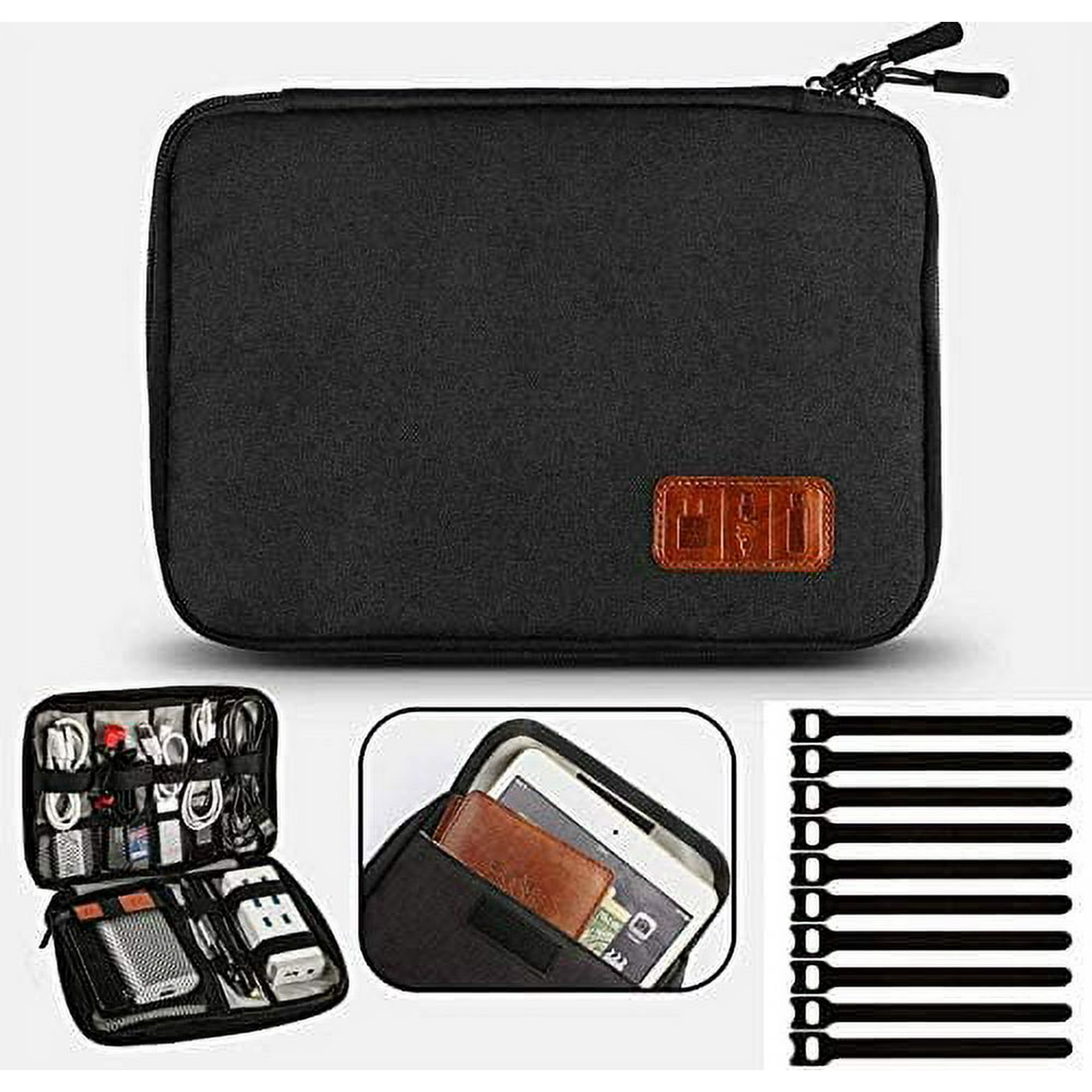 Travel Electronic Accessories Organizer, Storage Handbag Cable Organizer  Bag Waterproof Carry Pouch for 11.6 Laptop,Tablet,Power