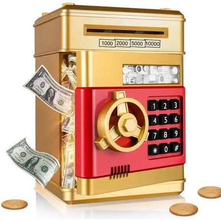 Electronic Password Code Money Bank ATM Box Coin Bank