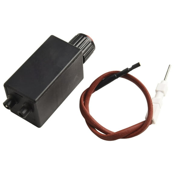 Electronic Patio Heater Igniter Replacement, Push Button Pulse Ignition Switch with Wire for Gas Fire Pits, Grills, Stoves
