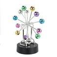 Electronic Perpetual Motion Desk Toy Revolving Balance Balls Physics