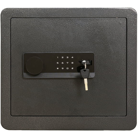 Electronic Personal Safe Box, SEGMART 1.28 Cubic Feet Password Safe Box with LED Display, Solid Steel Construction Safe Lock with Deadbolt Lock, Digital Security Safe for Home Hotel Man, Black, S9234