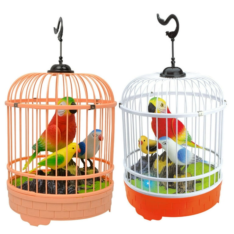 Parrot in cage toy 2025