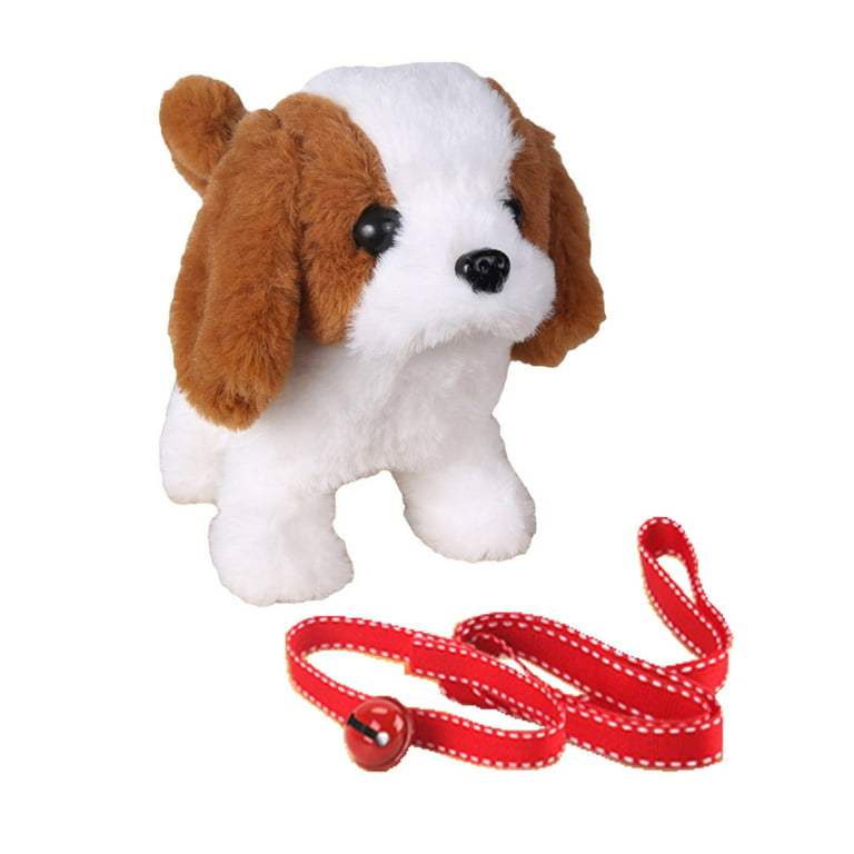 Sotodik Electric Plush Toys Corgi Puppy Interactive Pet  Dog-Walking,Barking,Tail Wagging Interactive Toys for Toddler Kids Boys  Girls