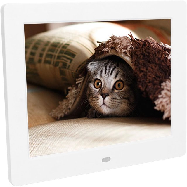 Electronic Photo Frame, Infrared Remote Control 8 Inch Digital Photo