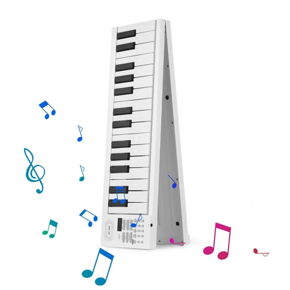 Electronic Piano,Led Display Piano Piano Portable Musical Display Built-in Battery Portable Built-in Battery