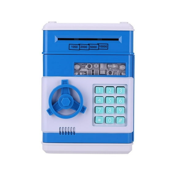 Electronic Piggy Bank Safe Box , Money Boxes For Children ATM Password Money Box Cash Coin Saving Box ATM Machine Kid Xmas Gifts ,Prevent Theft