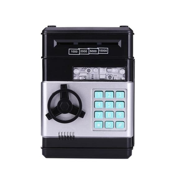 Electronic Piggy Bank Safe Box , Money Boxes For Children ATM Password Money Box Cash Coin Saving Box ATM Machine Kid Xmas Gifts ,Prevent Theft